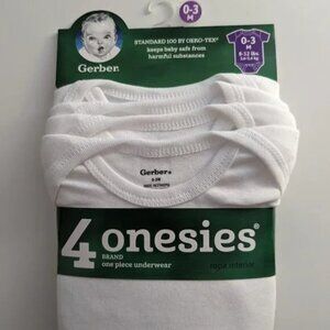 Gerber 4 pack onesies